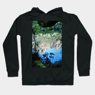 NO! It's Not Up-side-down! Mirror Lakes #3, New Zealand Hoodie